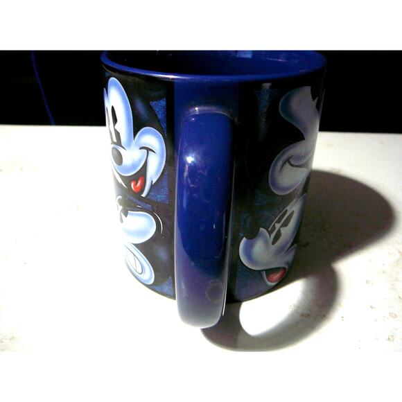 Disney's Mickey Mouse Many Faces Blue Ceramic 16oz Mug - Picture 4 of 8